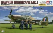 TAMIYA 1/48 HURRICANE MKI W/3 FIGURES Model Kit JAPAN