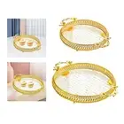 Decorative Serving Tray Food Serving Dish Double Handles Acrylic Snack Fruit