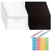 4X(12Pcs Clear Stamp and Die Storage Bag with 12Pcs Rubber Magnetic Sheets,6854