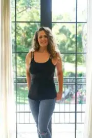 Sonya Mastectomy Singlet With Built In Bra Shelf