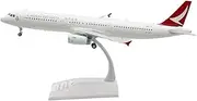 Pre-Built Model Aircraft 22CM for Cathay Dragon A321 B-HTG 1:200 Miniature Aircraft Finished Collectible Model Airplane Miniature Airplane Model