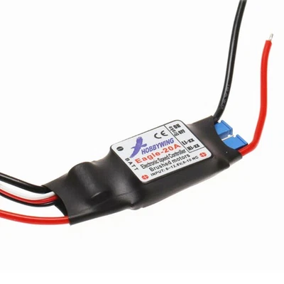 20A 2KHz PWM Frequency RC Airplane Plane Brushed ESC Motor For Hobbywing Eagle O