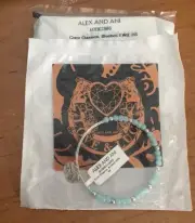 Alex and Ani Womens Color CLASSICS- Bluebell Bangle Bluebell/Rafaelian Silver