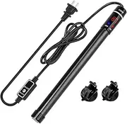 UPLY 500W Aquarium Heater Submersible 500 Watt Titanium Fish Tank Heater with External Temperature Controller for 60 Gallon to 95 Gallon Tank