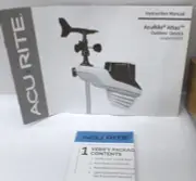 ACURITE 06059 7-IN1 ATLAS WEATHER STATION HD DISPLAY TEMP HUMID WIND BARO MORE