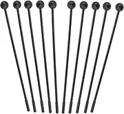 Totority Ergonomic Drum Hammer Mallet Sticks Set 10pcs Plastic Xylophone Mallets for Boys and Girls Teens and Professionals