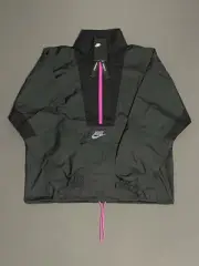 NWT Nike NSW Icon Clash Packable Windbreaker Jacket CJ2289-010 Women Size M RARE