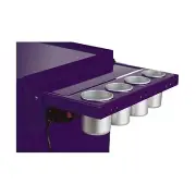 Viper Tool Storage V2SPU 18G Steel Folding Side Shelf With Power Strip/Usb Pu...