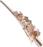 Minkissy Rhinestone Butterfly Alligator Hair Clip for Women Decorative Barrette Hair Accessory for Parties and Special Occasions for Styling Present for Birthdays and Celebrations