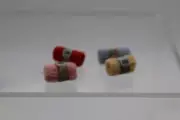 Dollhouse Miniature 1:12 Scale 4 Skeins of Yarn Supplies