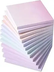 Mr. Pen- Sticky Notes, 3"x3", 12 Pads, Gradient Colors, Self-Stick Pads, Aesthetic, Colorful, Bulk