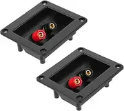 GAROZATION Sturdy Abs Subwoofer Terminal Cups Speaker Terminals Connectors for Stage Boxes