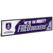 Fremantle Dockers AFL Team Song Bar Mat Runner