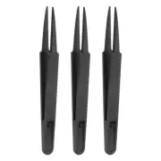 3Pcs 93303 Precision Plastic Tweezers Kit 120mm Anti-static Craft Tweezers Set