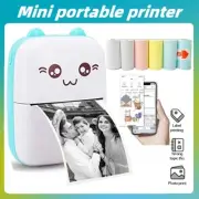 Portable Mini Thermal Printer Bluetooth Photo Label Printer 58mm Android IOS