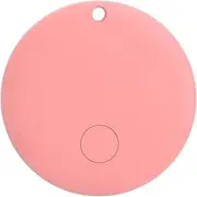 Pink Air Tags Tracker Finders Work for Apple Find My (iOS Only) IP68 Waterproof Smart Tag Bluetooth Tracker Item Finder for Key, Backpack, Wallet