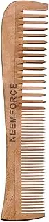 Professional Maharani N2 Herbal Oil Treated Kacchi Neem Wood Comb | Wooden Comb For Men, Women | Healthy Scalp, Hair Growth, Hairfall & Dandruff Control