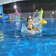 Lightweight Swim Ring For Babies With Transparent Du Underarm Ring