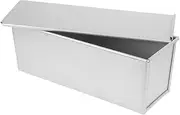 Luxshiny Bread Loaf Pan with Lid Metal Toast Pan Nonstick Loaf Tin Aluminum Cake Baking Mold Sandwich Toast Box Rectangle Cake Pan Kitchen Bakeware
