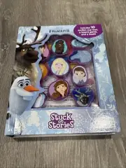 New Disney Frozen II Stuck on Stories Play Book, includes 10 cup Game D26