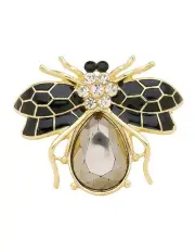[Barcs] Bejewelled Bee Brooch in Multi
