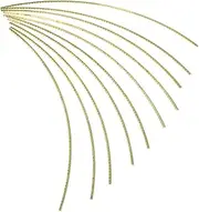 LALADEFIEE Replacement Guitar Fret Wire Set 10pcs Brass Frets for Diy Guitar Making