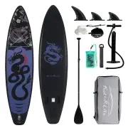 [EU Direct] Funwater 350CM Big Size Inflatable Stand Up Paddle Board Surfboard Maximum Load 180KG Stand Up Portable Surf