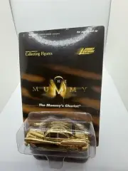 Johnny Lightning White’s Guide The Mummy’s Chariot Gold Chrome SAMPLE CAR NIB