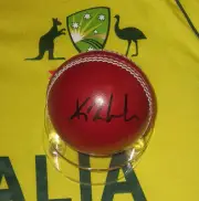 Xavier Doherty (Australia) signed Red cricket ball +COA/photo proof
