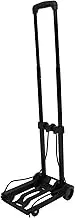 CIYODO Foldable Trolley Cart with Elastic Cord Lightweight Metal Frame Smooth Rolling Wheels Compact Utility Moving Cart for Shopping Travel and Daily Use