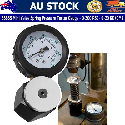 0-300 PSI 0-20 KG/CM2 Mini Valve Spring Tester 66835 Universal Spring Tester