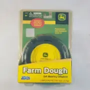 John Deere Farm Dough Soft Modeling Compound in Tractor Tire Container - New