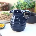 Seto ware sake decanter with handle, kiln-changed navy blue, made i From Japan
