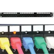 CAT6 110 Patch Panel 48 Port Rackmount w/LED Indicator