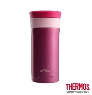 全新 粉粉紅【THERMOS 膳魔師】不鏽鋼真空保溫杯 0.35L(JMK-350-351)