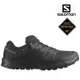 【台灣黑熊】法國 SALOMON OUTRISE GTX 低筒登山鞋 戶外健行鞋 黑/灰 男款 L47141800