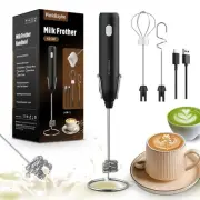 Milk Frother Handheld, Milk Frother Wand Drink Mixer Frother for Coffee Elect...
