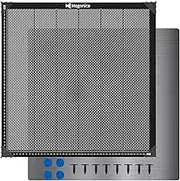 Mogonice Honeycomb Working Table 500x500mm 19.68''x19.68'', Magnetic Steel Honeycomb Laser Bed for Laser Cutter Engraver, Honeycomb Panel with Metal Tray & Engraving Materials(Working Area 450x450mm)
