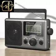 Portable Shortwave Radio with Best Reception,Am FM Transistor,Lcd Display,Time S