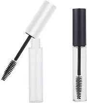 XPEX Pack of 2 Empty Tube Mascara 10 ml Refillable Mascara Bottle Empty Mascara Tubes Cream Container Lip Gloss Eyeliner Mascara Tube with Eyelash Stick for Castor Oil Eyebrow Mascara, b, A