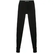[Tom Ford Underwear] Tom Ford Underwear Logo Waistband Long Johns M BLACK