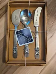 Thirstystone set of 3 Serving Utensils. Let's Spread, Let's Jam, Butter Me UP.