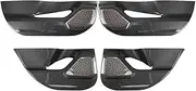 Rynplex, for Toyota, for RAV4, 2020-2022 Car Door Anti Kick Pad ABS Carbon Fiber Car Door Dustproof Protective Sticker Car Styling Accessories Car Door Kick Mat