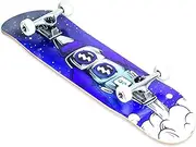 muuwmi ABEC 5 Skateboard with backpack, Unisex, Wave Design