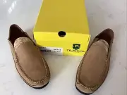 NEW T. B. Phelps Men’s Shoes Suede Loafer Tan Ashby 11.5 Classic Preppy NIB