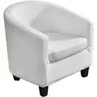 Thick Jacquard Tub Chair Covers Cushion Cover Stretch Washable Club Chair Cover