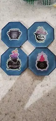 Witch Cauldron resin refrigerator magnets Wiccan Pagan Witch