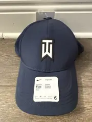 NEW NIKE [S/M] Adult Unisex Legacy91 TW Tiger Woods Golf Hat Cap Navy Blue NWT