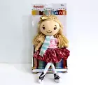 Hopscotch Lane Abby 13" Plush Floppy Knit Soft Body Doll Yarn Hair