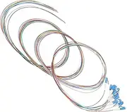 LIFKICH Fiber Optic Pigtail Cable Core Single Mode with High Grade Ceramic Ferrule for Reliable Communication Systems Strong Compatibility for Fiber Networks and Instrumentation